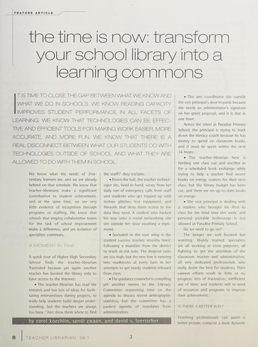 Cover for Learning commons treasury