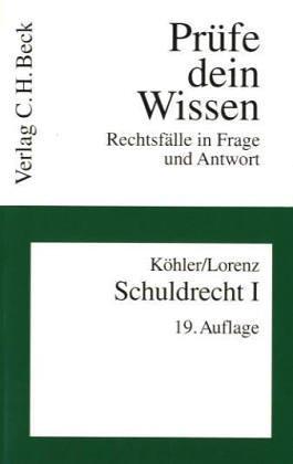 Cover for Prüfe dein Wissen, H.2, BGB, Recht der Schuldverhältnisse
