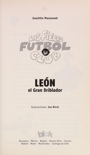 Cover for Leon el gran driblador