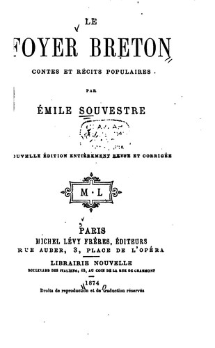 Cover for Le foyer breton: contes et récits populaires