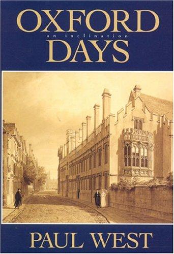 Cover for Oxford days