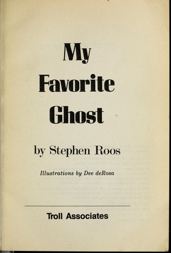Cover for My favorite ghost