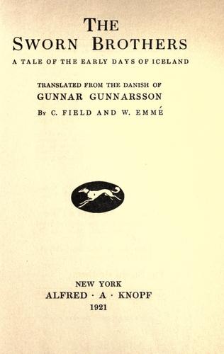 Cover for The sworn brothers