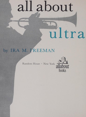 Cover for All about sound and ultrasonics.