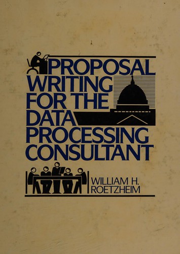 Cover for Proposal writing for the data processing consultant