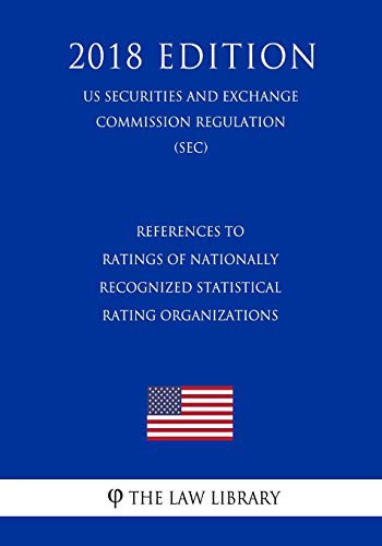 Cover for References to Ratings of Nationally Recognized Statistical Rating Organizations