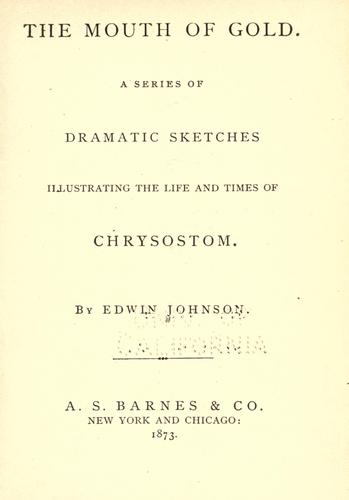 Cover for The mouth of gold