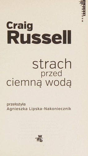 Cover for Strach przed ciemną wodą