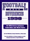 Cover for Football Rule Differences 1998