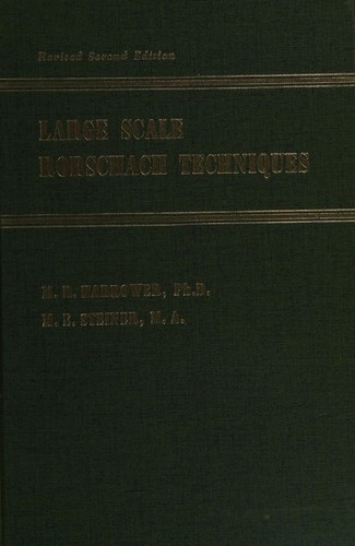 Cover for Large scale Rorschach techniques