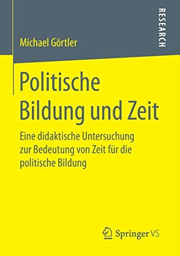 Cover for Politische Bildung und Zeit