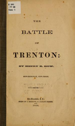 Cover for battle of Trenton