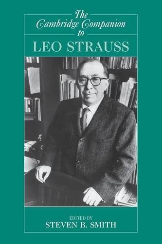 Cover for The Cambridge Companion to Leo Strauss (Cambridge Companions to Philosophy)