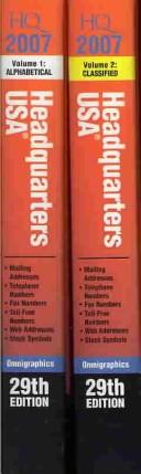 Cover for Headquarters USA 2007