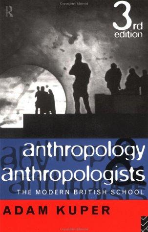 Cover for Anthropology and anthropologists