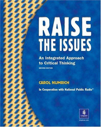 Cover for Raise the issues