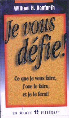 Cover for Je vous défie