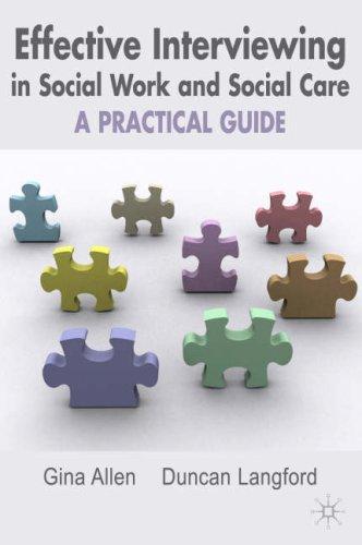 Cover for Effective Interviewing in Social Work and Social Care