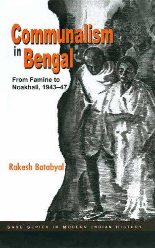 Cover for Communalism in Bengal