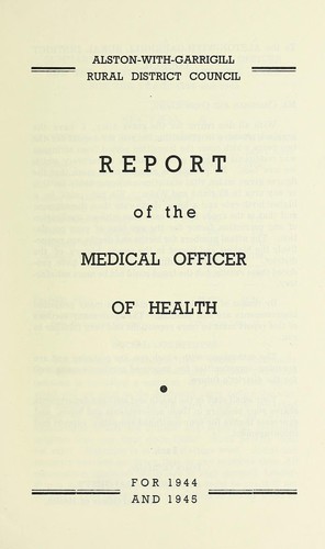 Cover for [Report 1944-1945]