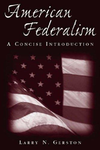 Cover for American Federalism