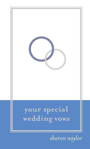 Cover for Your Special Wedding Vows