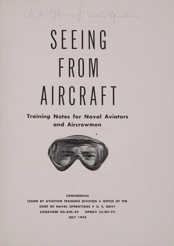 Cover for Seeing from aircraft
