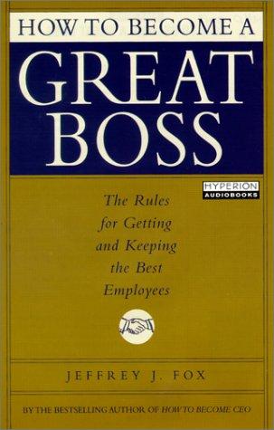 Cover for How to Become a Great Boss