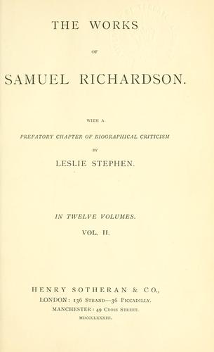 Cover for Works.
