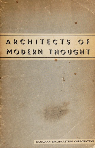 Cover for Architects of modern thought