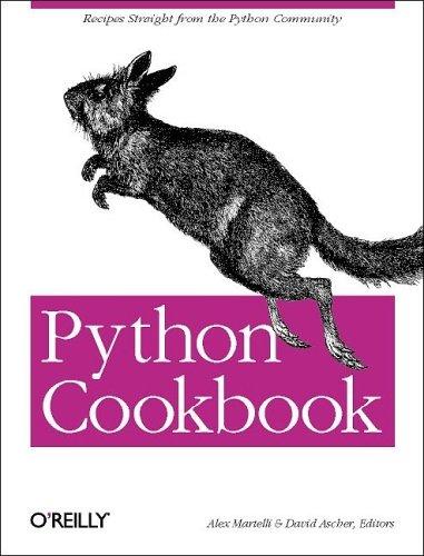 Cover for Python cookbook