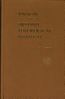 Cover for Annual of the Swedish Theological Institute, 1977-78
