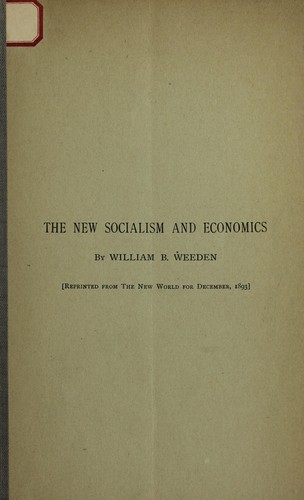 Cover for The new socialism and economics