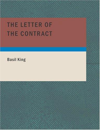 Cover for The Letter of the Contract (Large Print Edition)