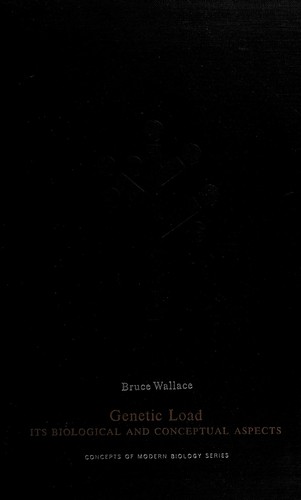 Cover for Genetic load, its biological and conceptual aspects.