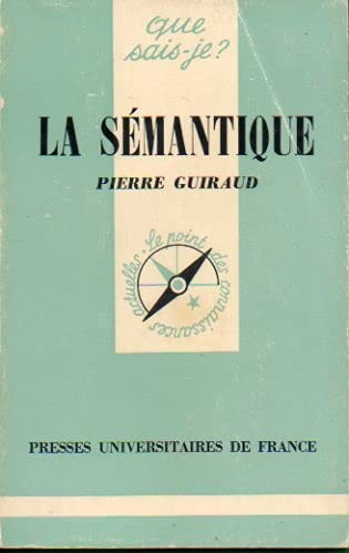 Cover for La sémantique