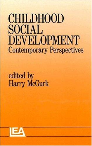 Cover for Childhood Social Development
