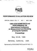 Cover for Proceedings of the 1989 ACM SIGMETRICS Conference on Measurement and Modeling of Computer Systems
