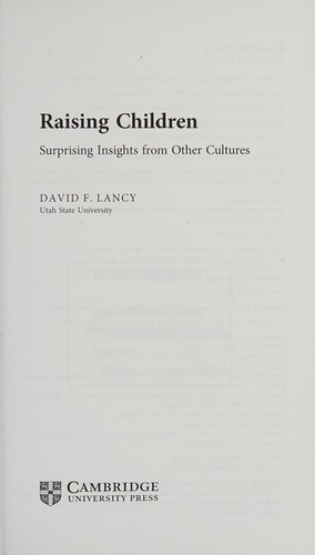 Cover for Raising Children