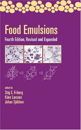 Cover for Food emulsions.