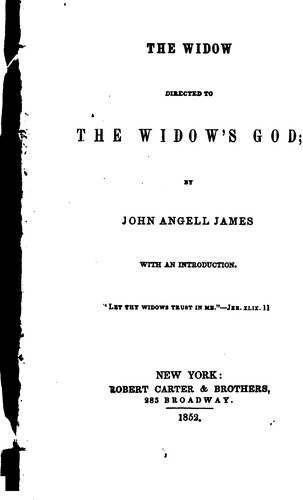 Cover for The Widow: Directed to the Widow's God