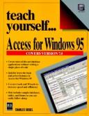 Cover for Teach yourself-- access for Windows 95