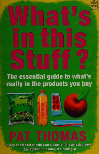 Cover for What's in this stuff?