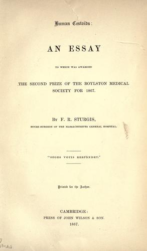 Cover for Human cestoids