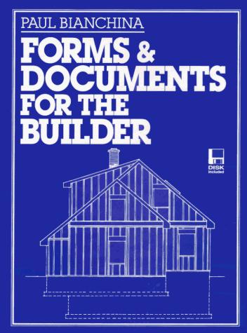 Cover for Forms & documents for the builder