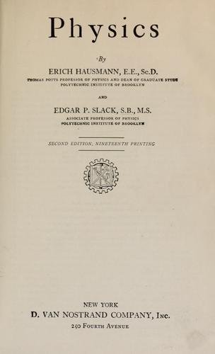 Cover for Physics