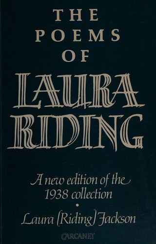 Cover for The poems of Laura Riding