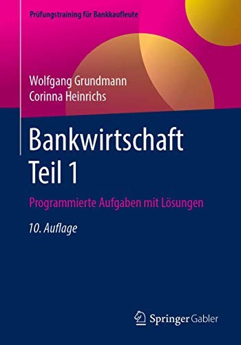 Cover for Bankwirtschaft Teil 1