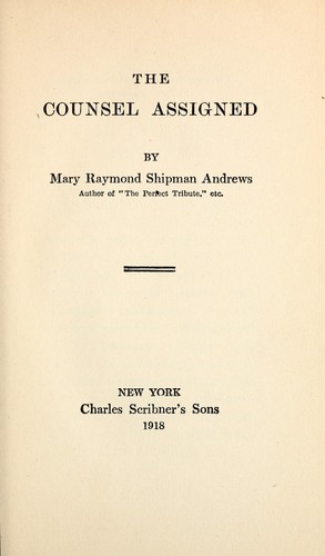 Cover for The counsel assigned