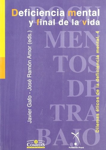 Cover for Deficiencia mental y final de la vida